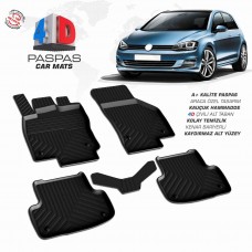 Volkswagen Golf 7 4D Havuzlu Paspas 2013-2020